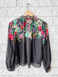 Sea - Viktoria Print Long Sleeve Blouse