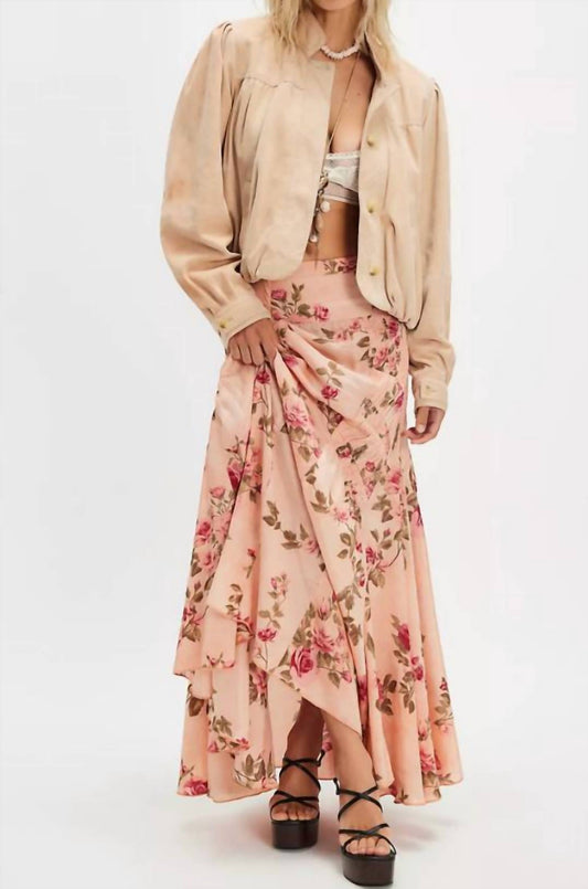 Free People - Rowan Floral Maxi Skirt