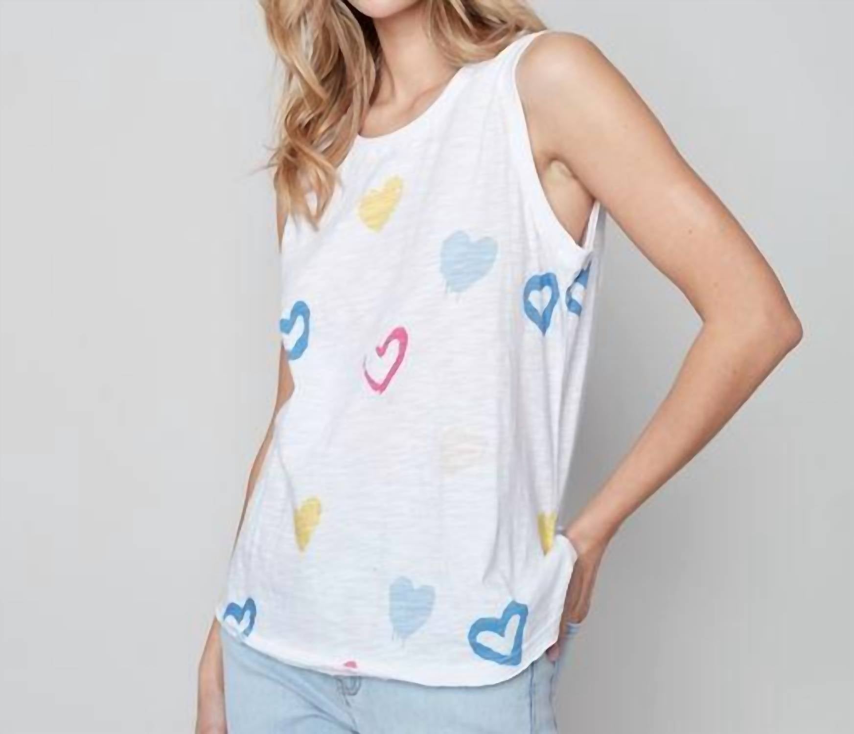 Charlie B - Printed Sleeveless Knit Top