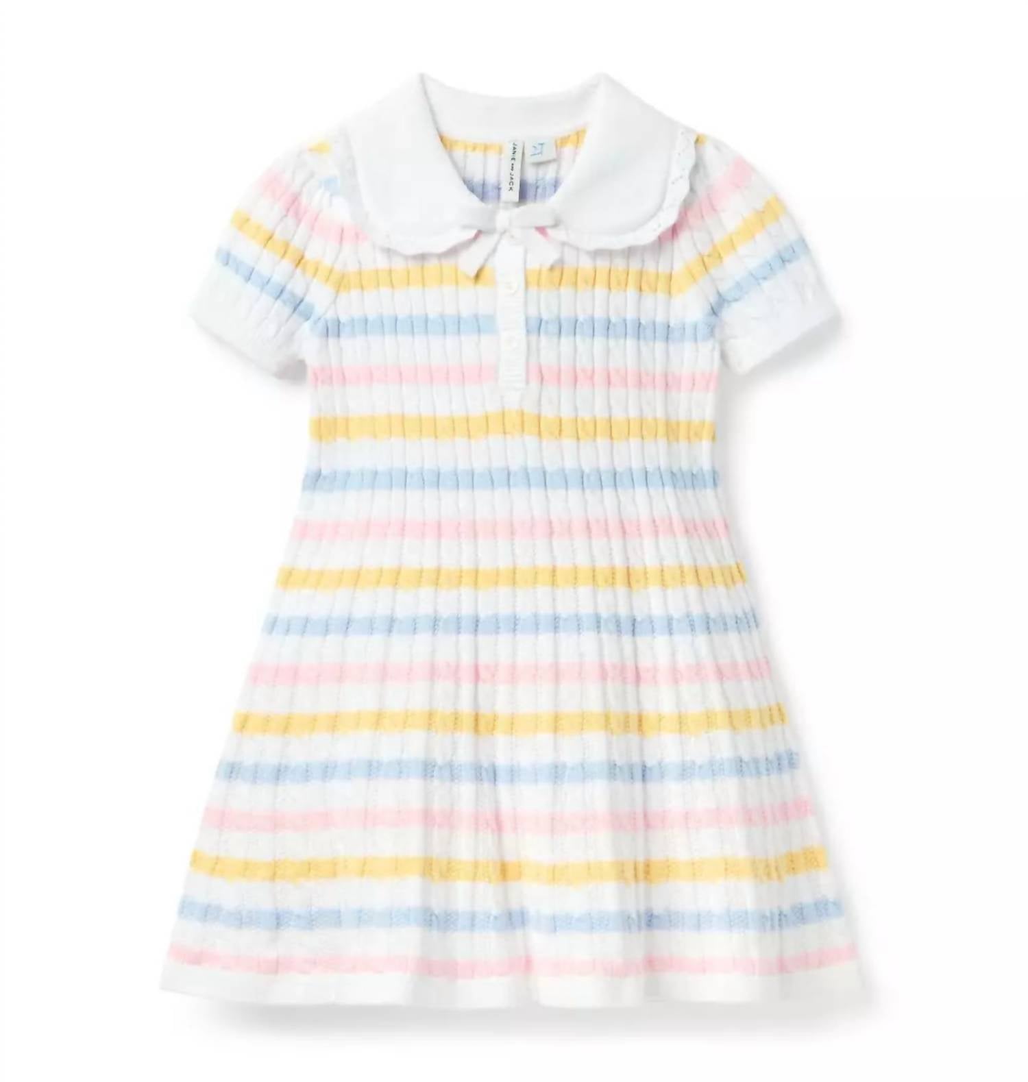 Janie And Jack - Girl's Striped Sweater Dress