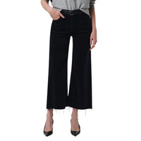 Citizens of Humanity Lyra Crop Wide Leg Crop Corduroy Jeans in navy - women's pants