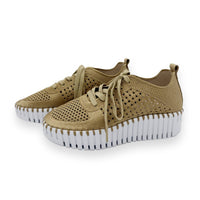 Ilse Jacobsen - Women's Tulip Embroidery Sneaker
