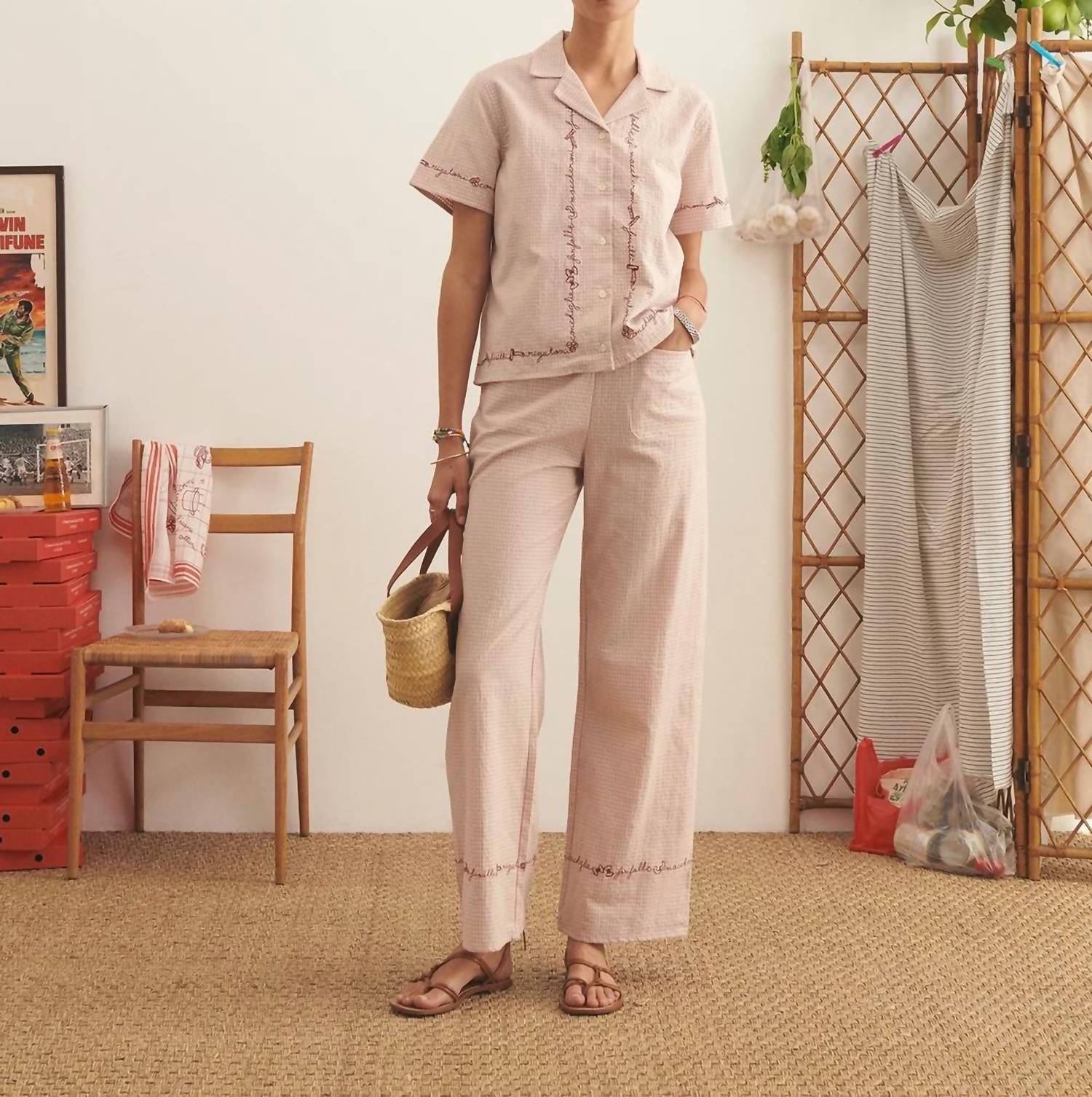 Maison Labiche - Pasta Straight Leg Pants