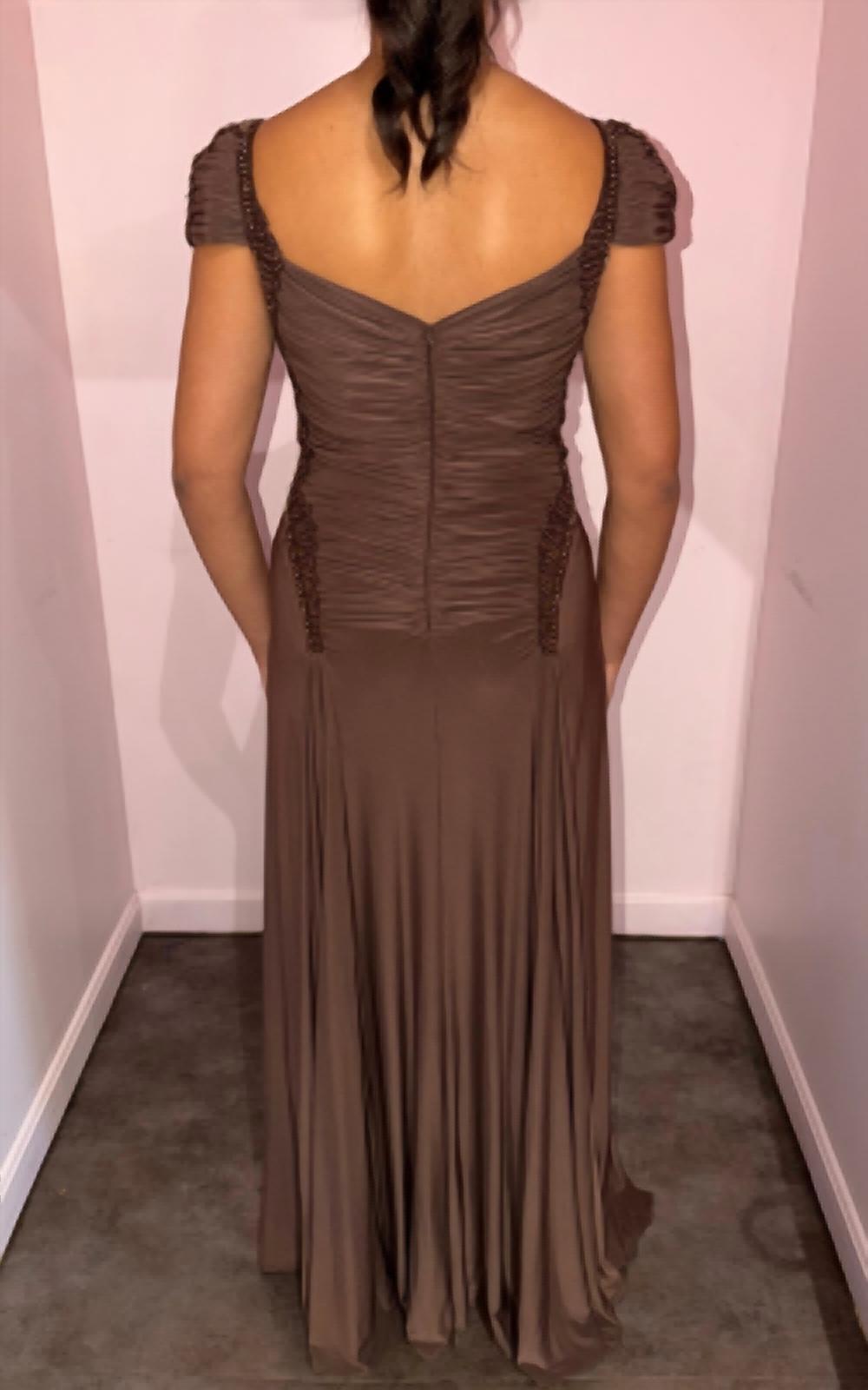 Mignon - Beaded Jersey Gown