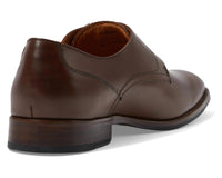 JOHNSTON & MURPHY Men's Richland Monk Strap Oxford Shoes in mahogany full grain - men's shoe - view 4