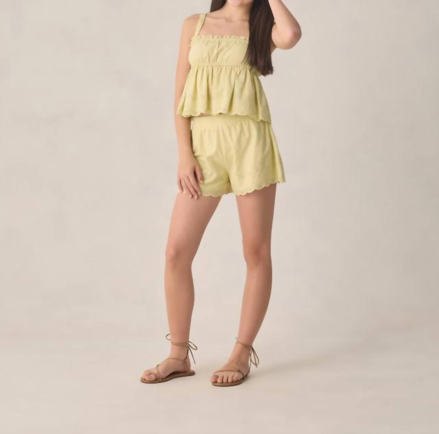 Rylee + Cru - Eyelet Tank