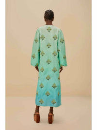 Farm Rio - Palm Tree Tapestry Embroidery Tunic Dress