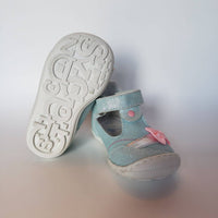 Renbut Shoes - Girl's Velcro T-strap Ankle-hi Cap-toe Shoes