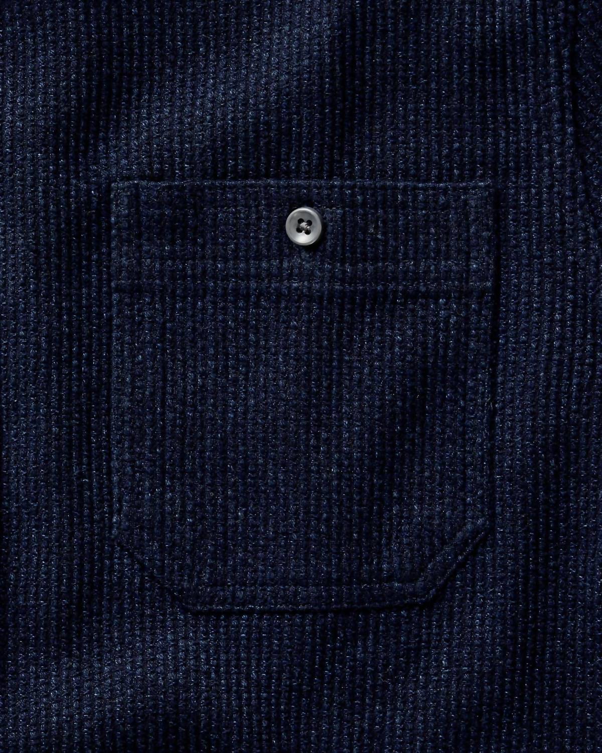Taylor Stitch Utility Long Sleeve Shirt in rinsed indigo - men's shirt - view 6