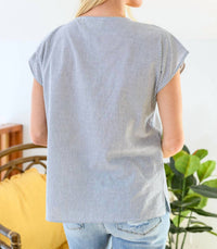 Andree By Unit - Canopy Of Crushes Striped Floral Top