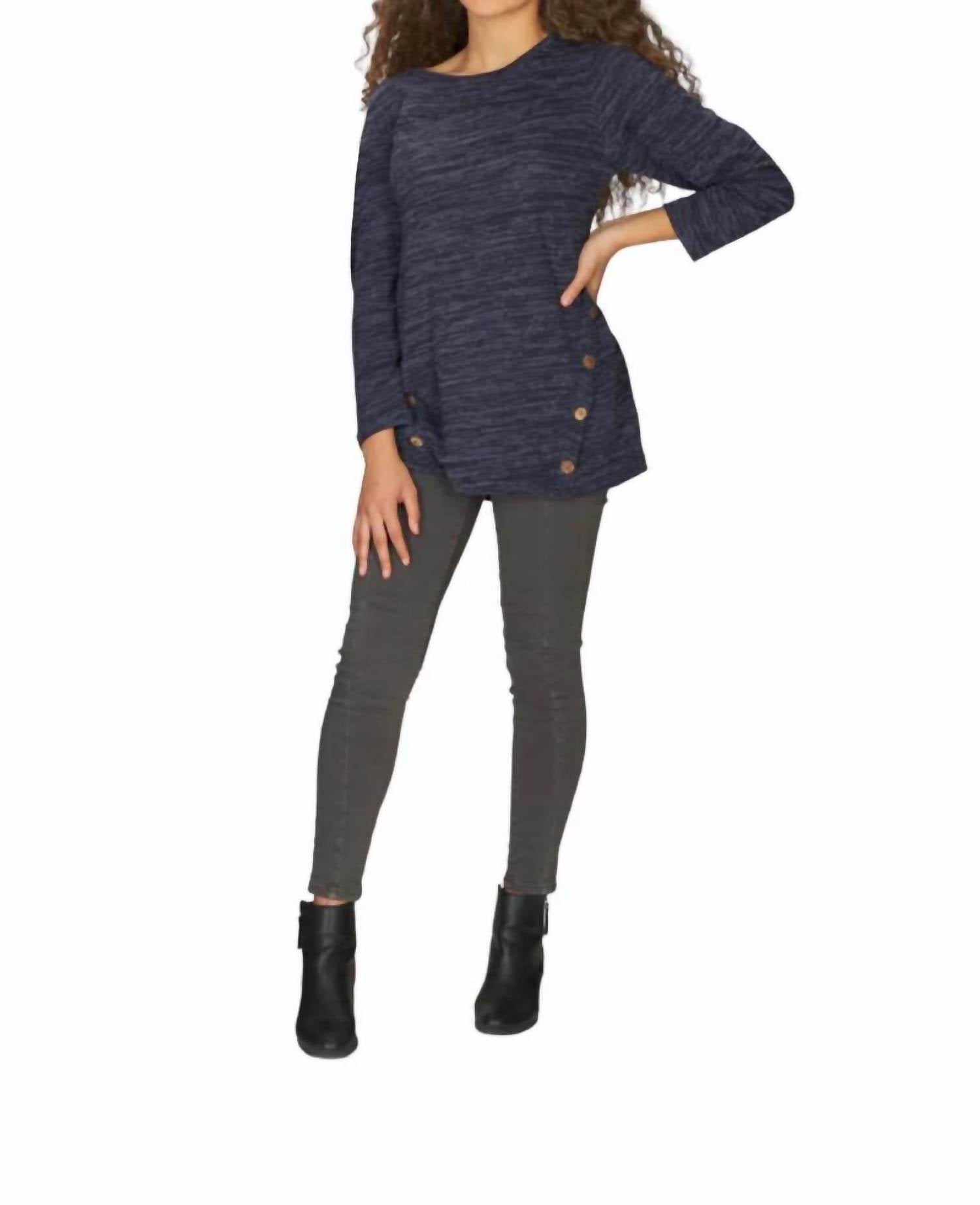 Papillon - Heathered Tunic Sweater
