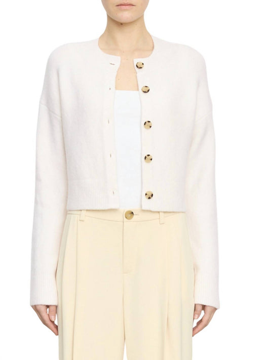 Vince - CROPPED BUTTON CARDIGAN