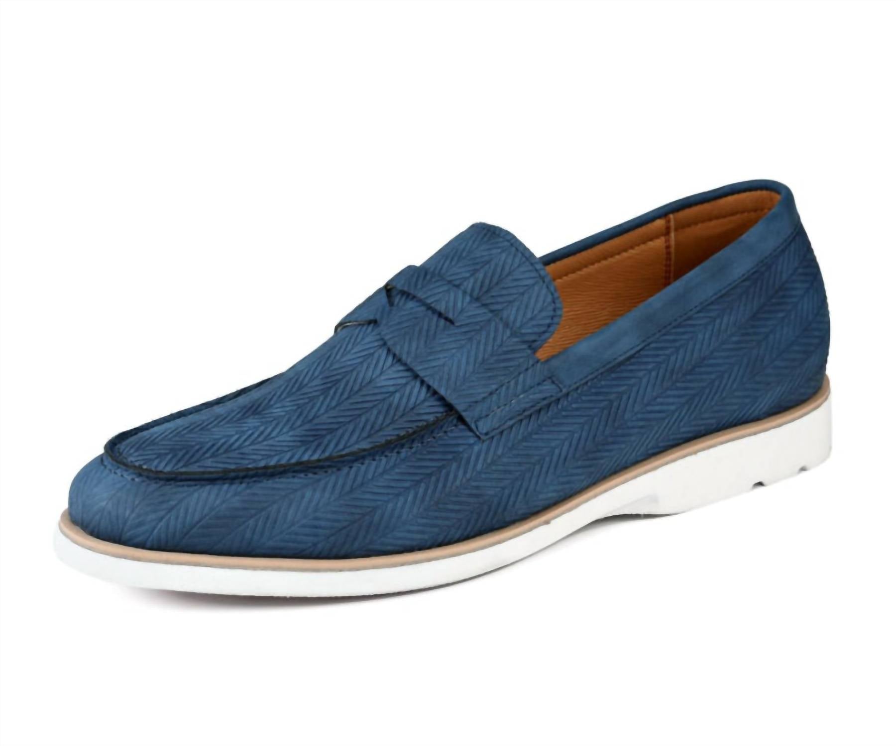 Amali Men's Elias Loafer in navy - men's loafer