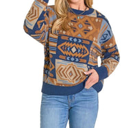 Panhandle - Aztec Patchwork Sweater