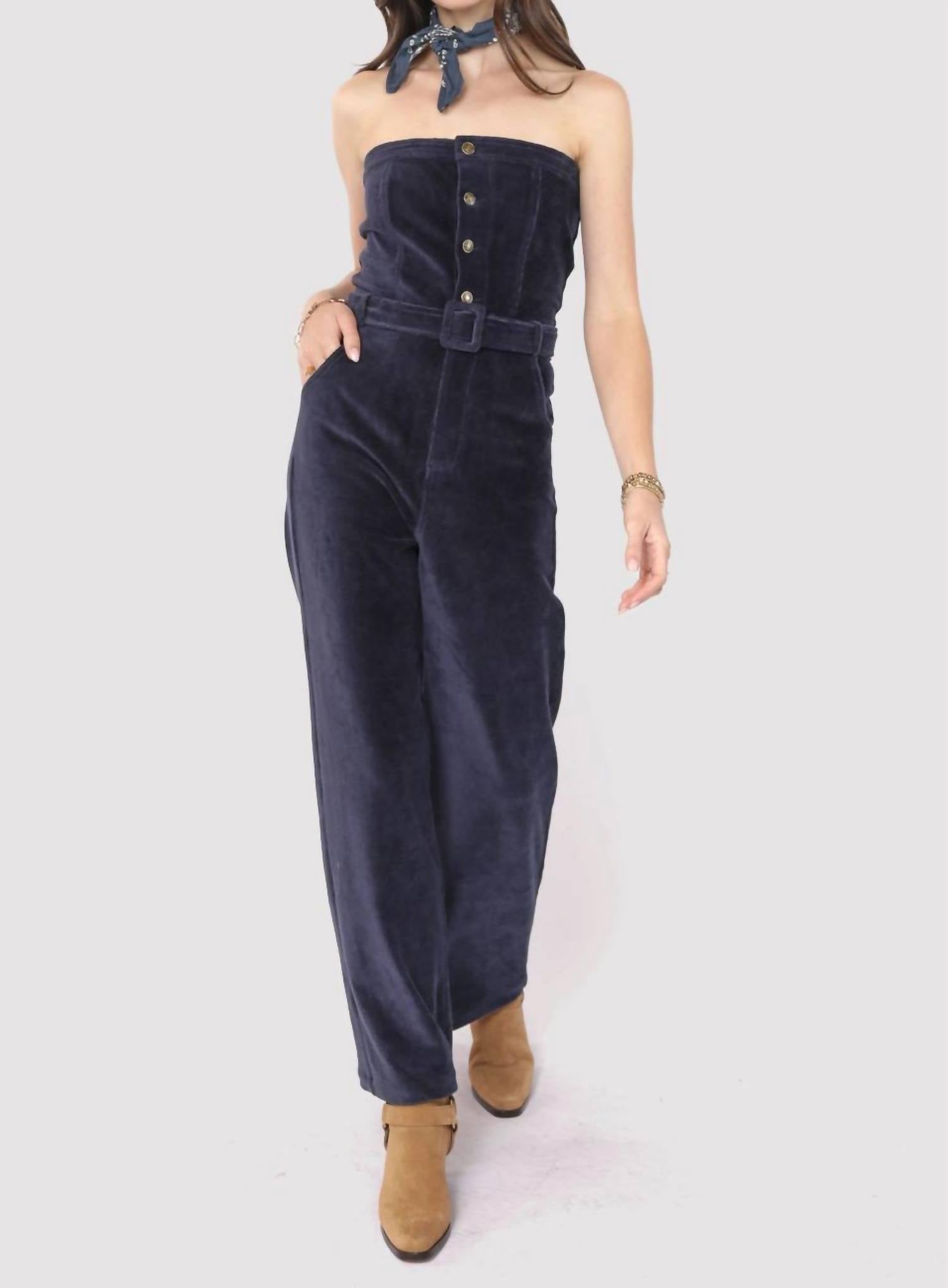Sadie & Sage - Morrison Strapless Jumpsuit