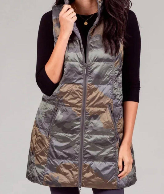 Anorak - Long Nylon Down Vest - Plus