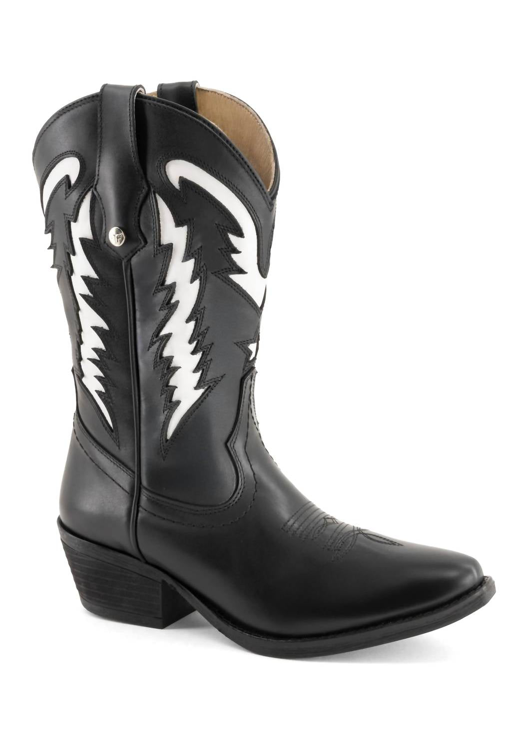 Forastero Women's Leather Western Boots in black - women's shoe