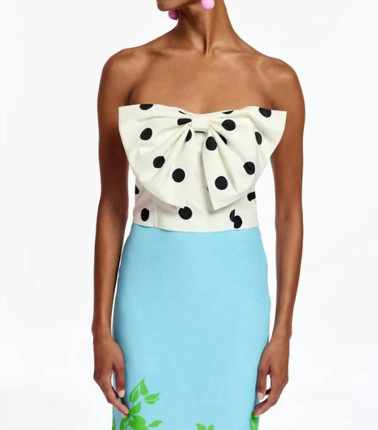 Essentiel Antwerp - Freesia Bow Bodice Tube Top