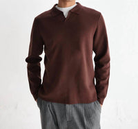 Wax London - Men's Carter Open Collar Polo