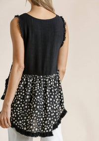 Umgee - Fringed Dalmatian Top