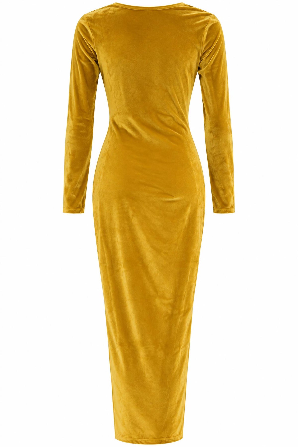 Magia - Women's Velvet V-neck Bodycon Dress