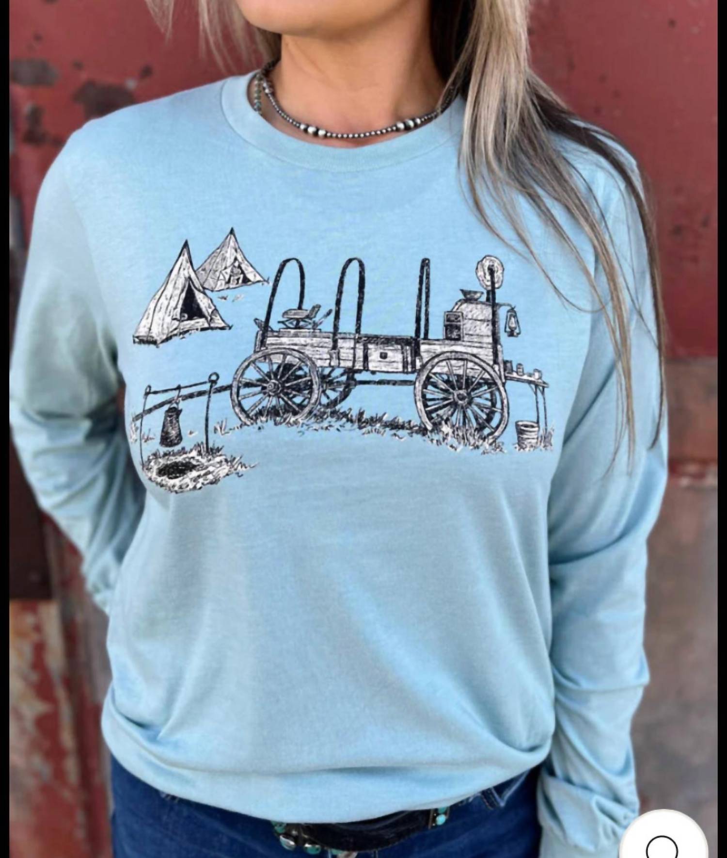 Sterling Kreek - Country Blu’s Long Sleeve Tee - Plus