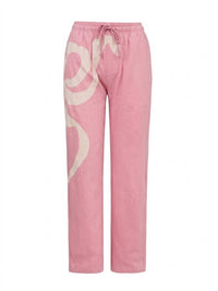 Loveshackfancy - Elma Lace Bow Sweatpants