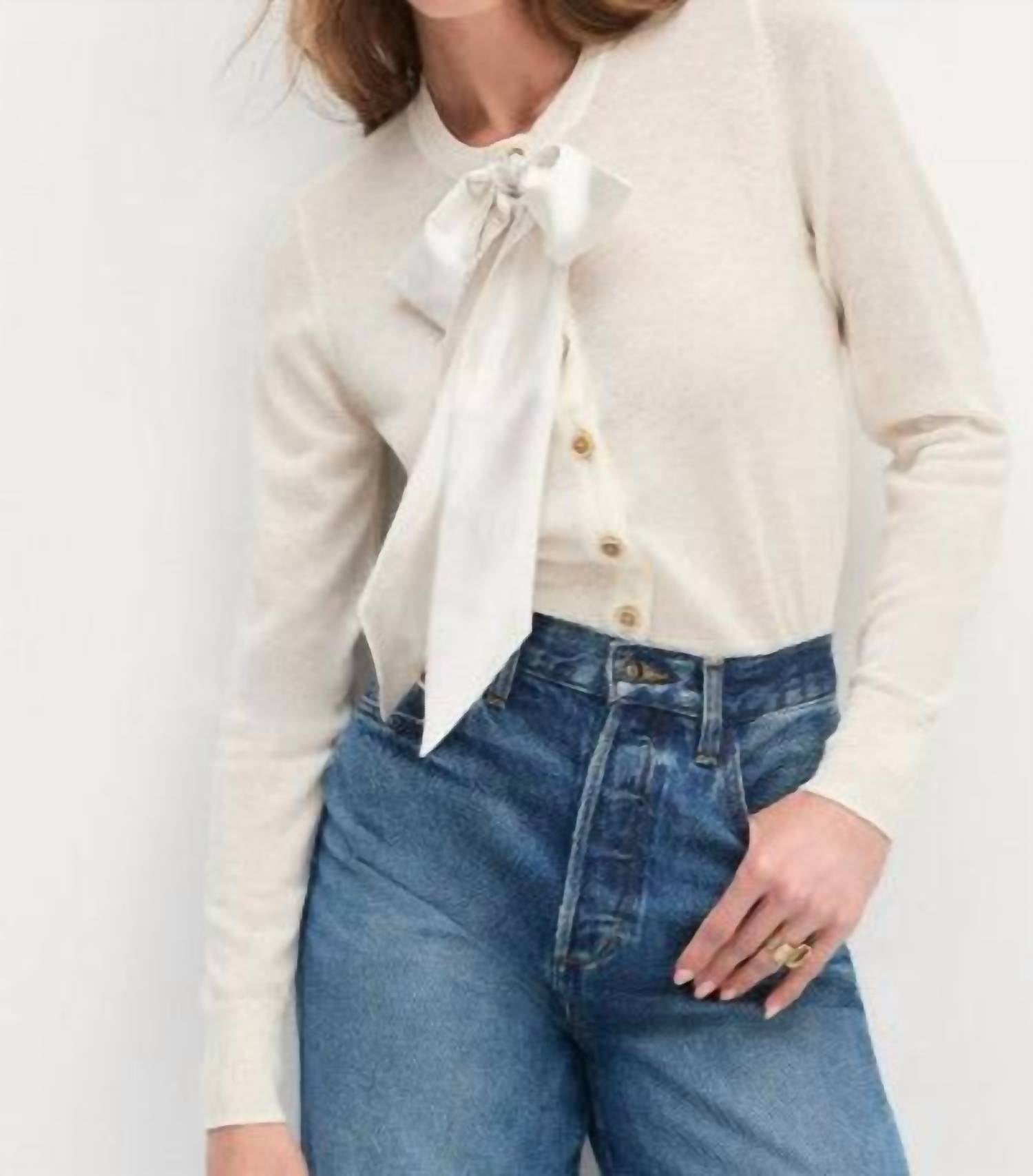 Favorite Daughter - Take A Bow Long Sleeve Cardigan