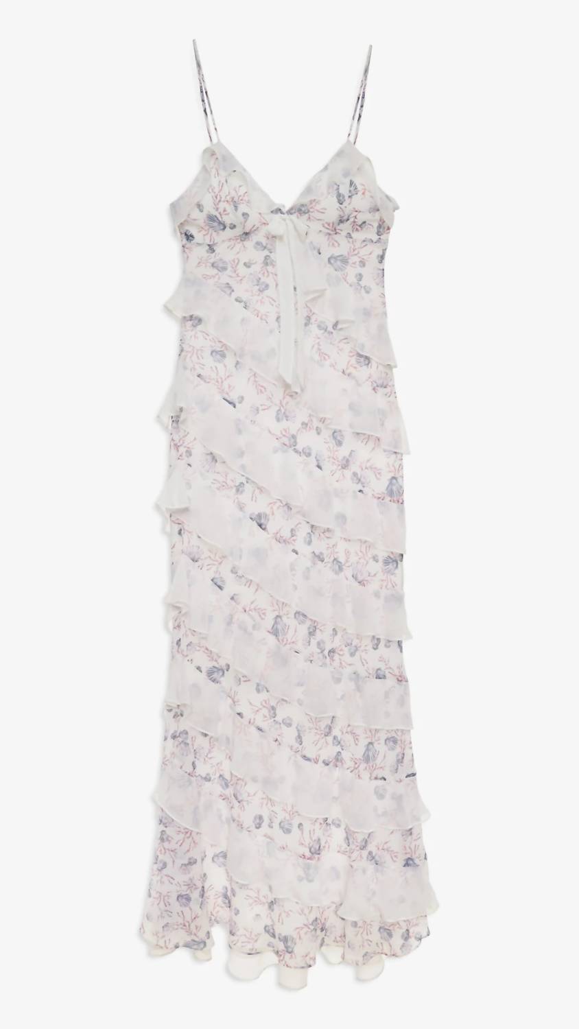 For Love & Lemons - Debby Ruffled Maxi Dress