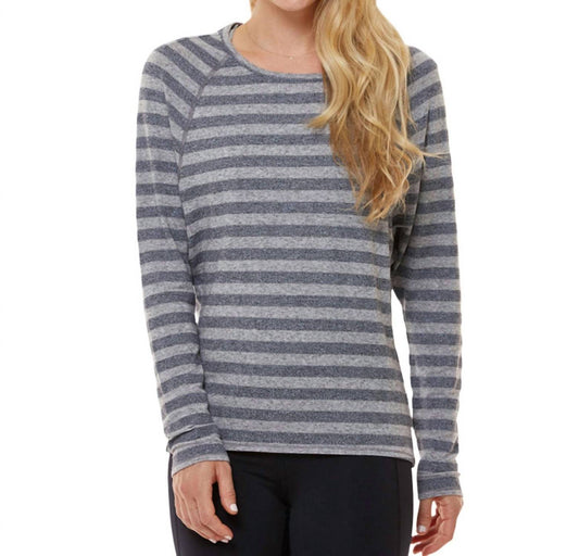 Shape Active - Stripe Long Sleeve Tee