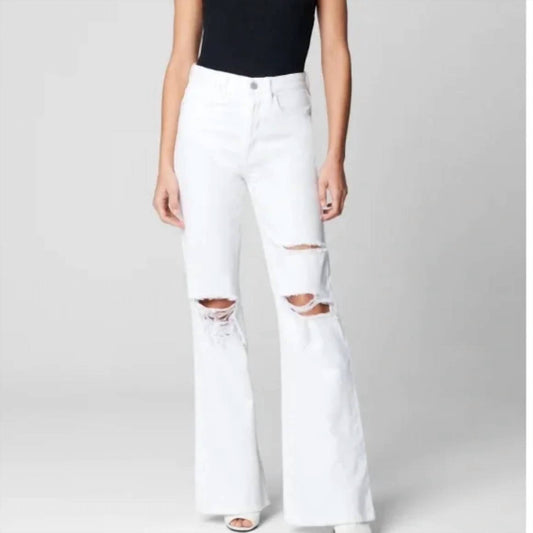 Blanknyc - The franklin ribcage wide leg heads in the clouds jeans