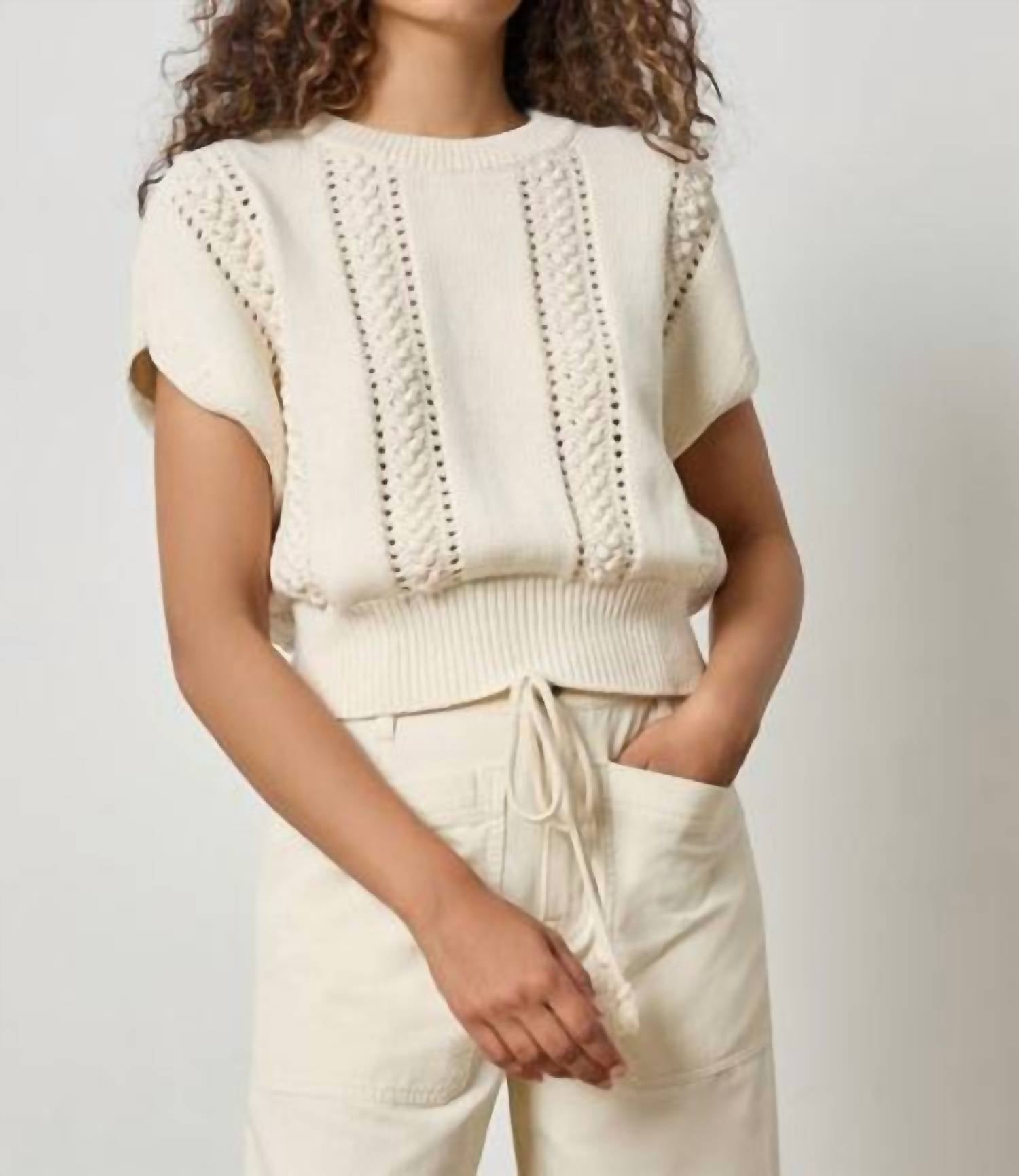 Lilla P - Wedge Crewneck Sweater