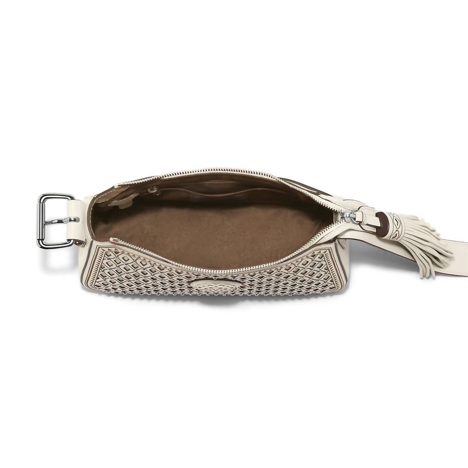 Brighton Women's Callia Small Shoulder Bag in beige 1 - women's bag - alternate view
