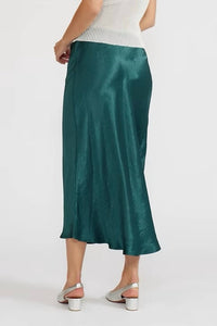 Lucy Paris - Skylar Bias Midi Skirt