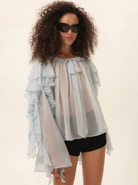 For Love & Lemons - Lila Bow Blouse