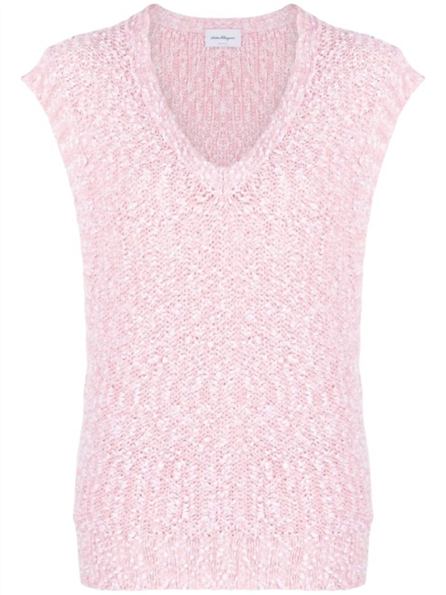Salvatore Ferragamo - Women's Knitted Bouclé Top