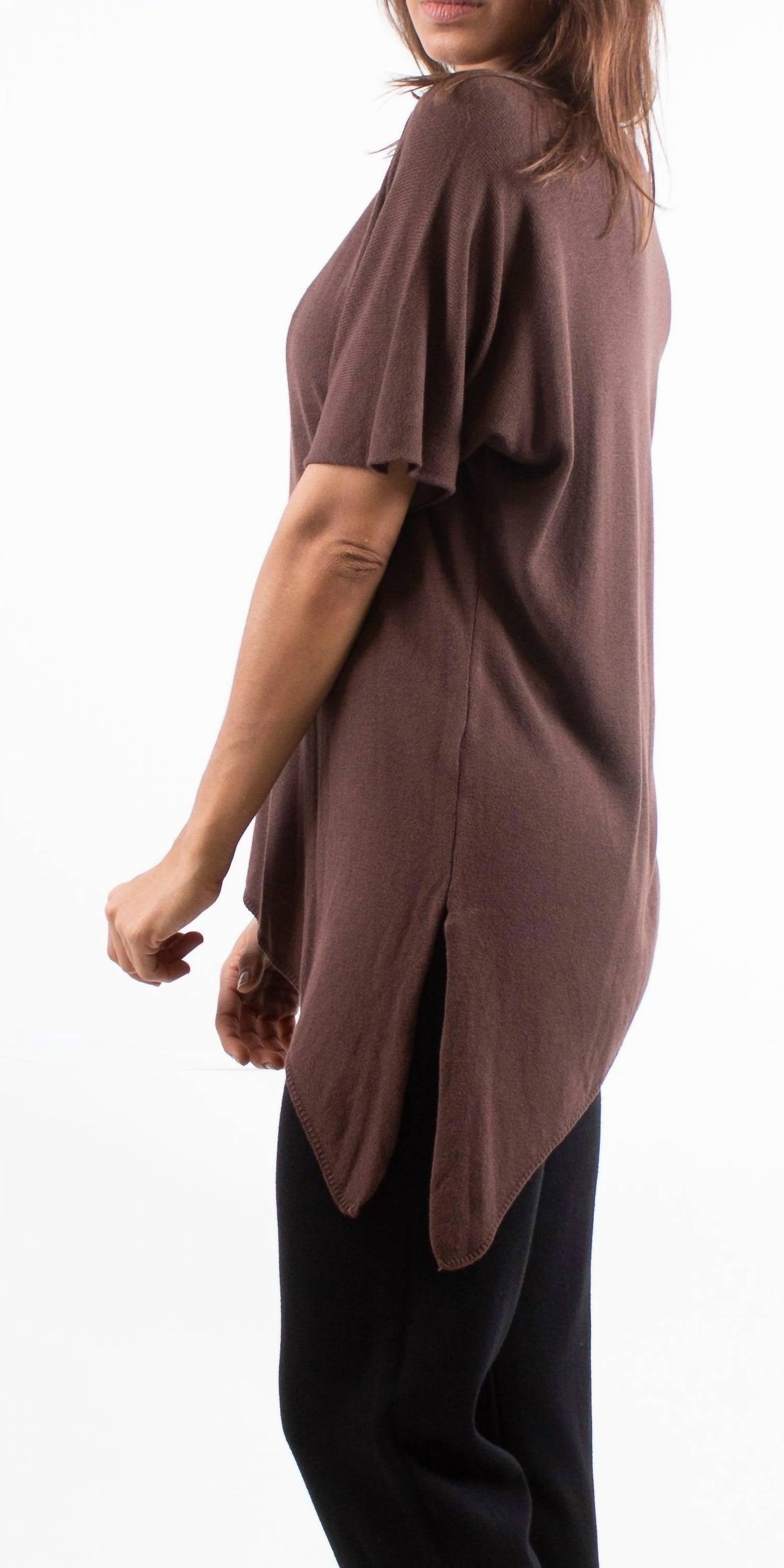 Gigi Moda - Venosa V-neck Dolman Sweater