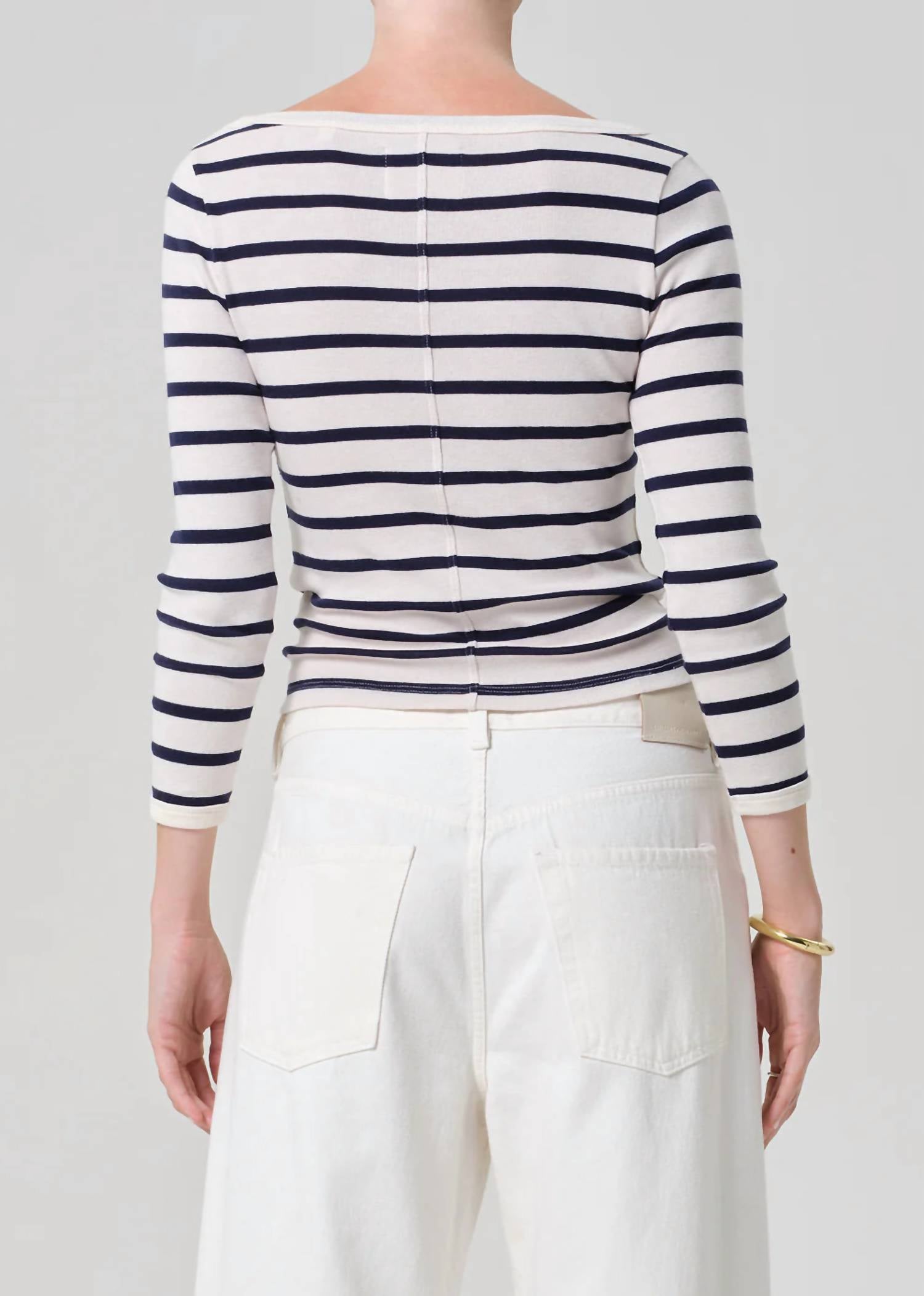 Citizens Of Humanity - Boat Neck Slim Tee