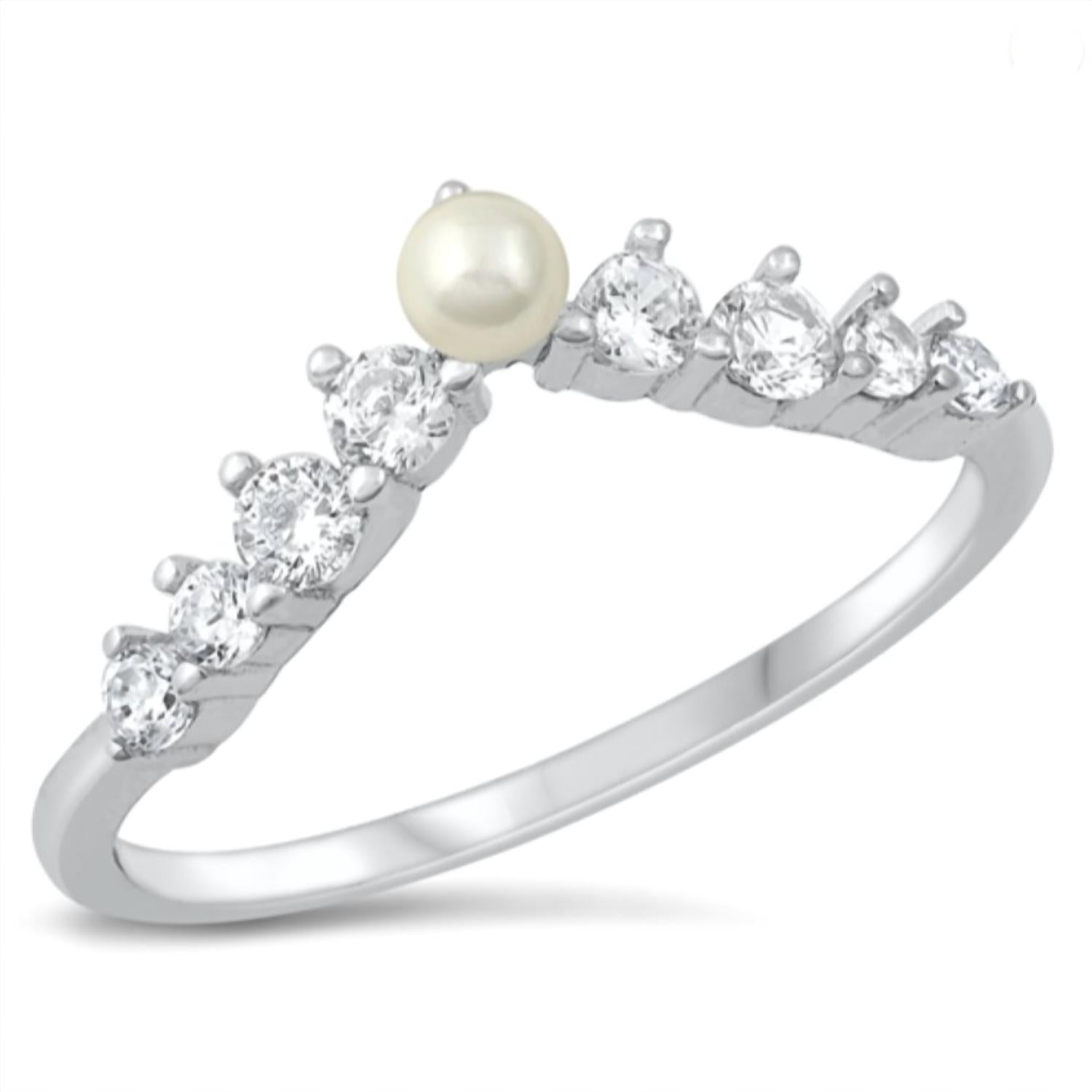 Starlette Women's Natalie Stackable Ring in silver - women's jewelry