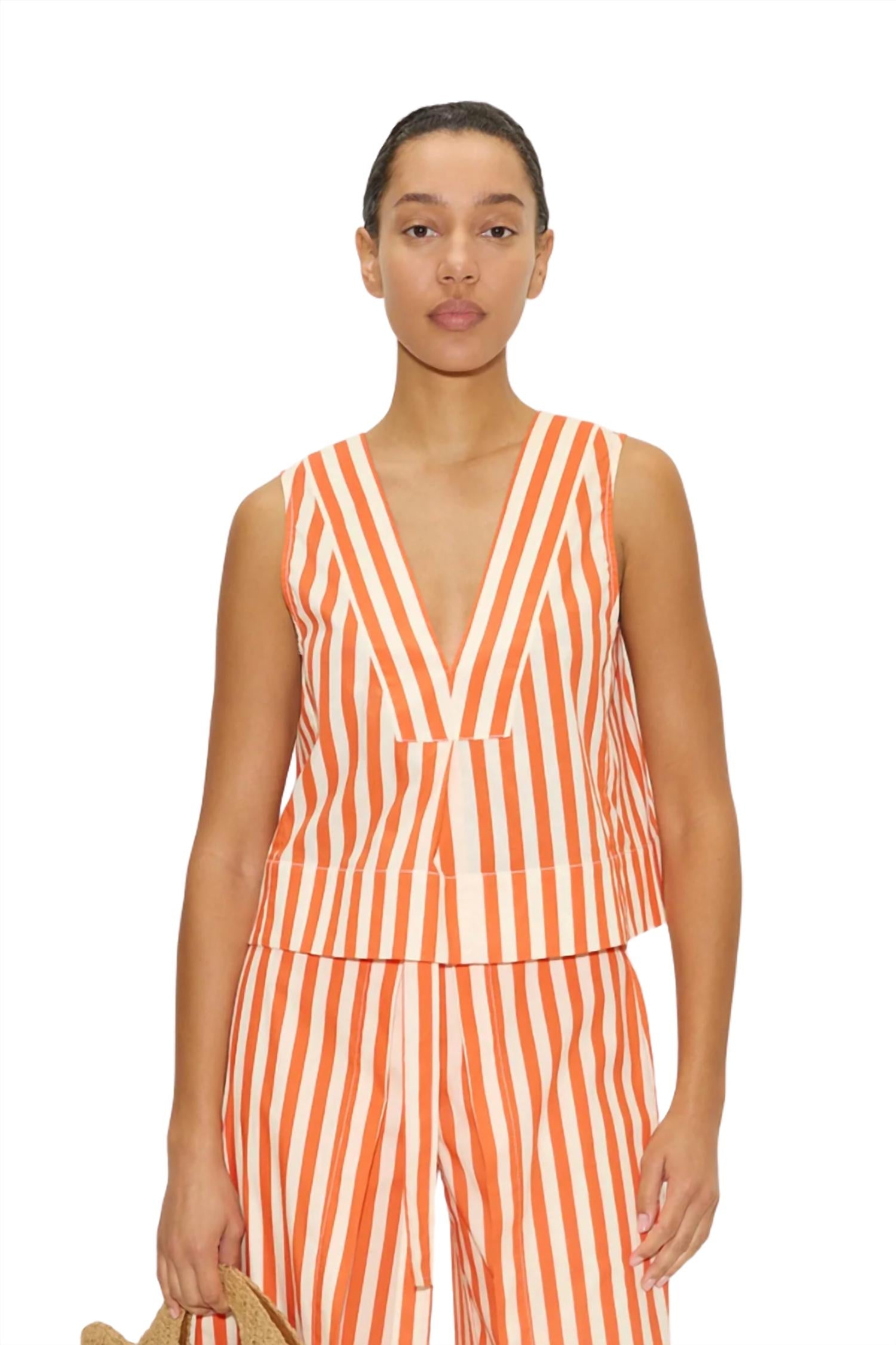 Simon Miller - ARRO SLEEVELESS POPLIN TOP