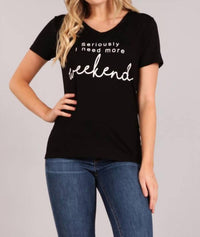 Blvd - I Need More Weekend Graphic Tee