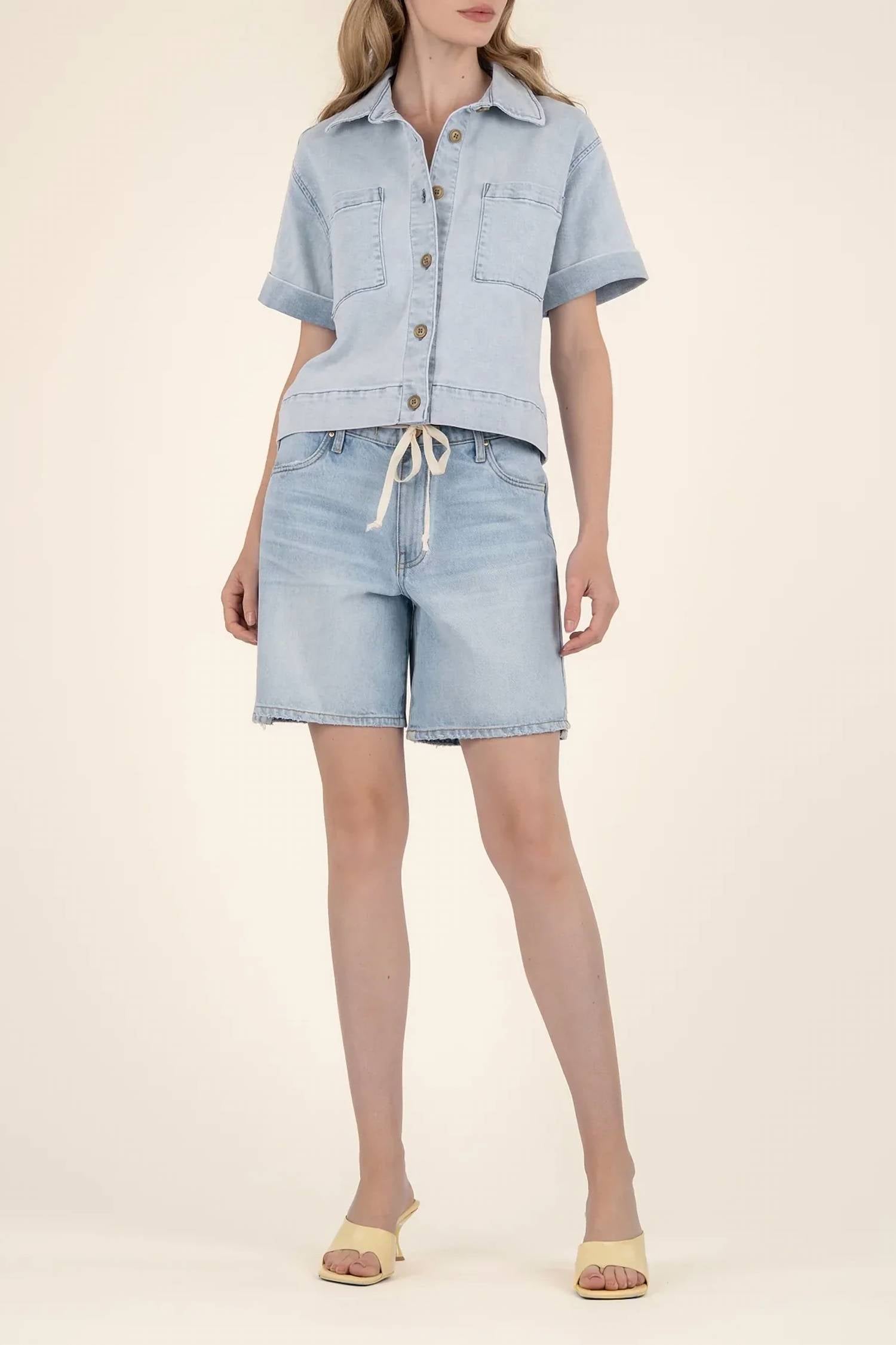 Kut From The Kloth - Kiko Boxy Camp Shirt