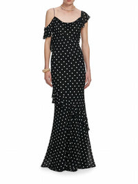 Self-Portrait - Polka Dot Maxi Gown