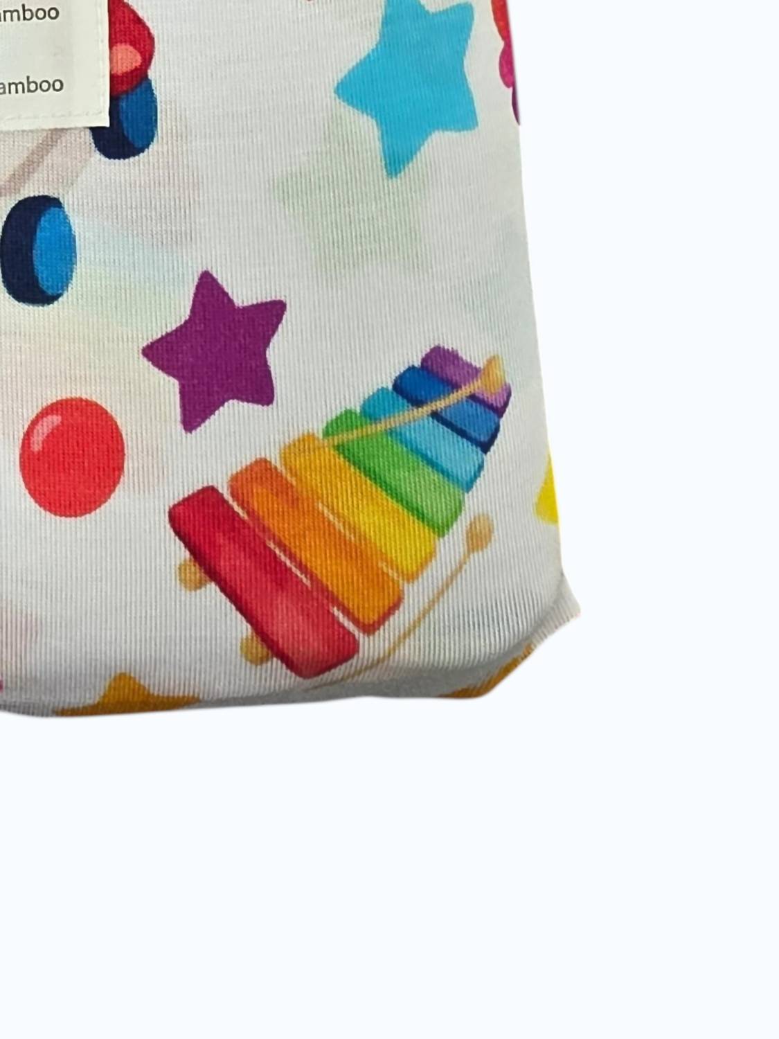 Charlies Project Vintage Toy Standard Crib Sheet in multi - item - detail view