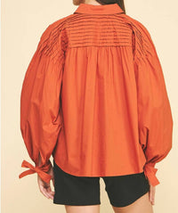 Pinch - Effortlessly Elegant Tucked Detail Blouse