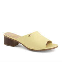 Andrea Women's Comfort Slip On Sandal in yellow - women's sandal
