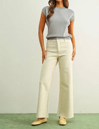 Deon - Cap Sleeve Knit Top