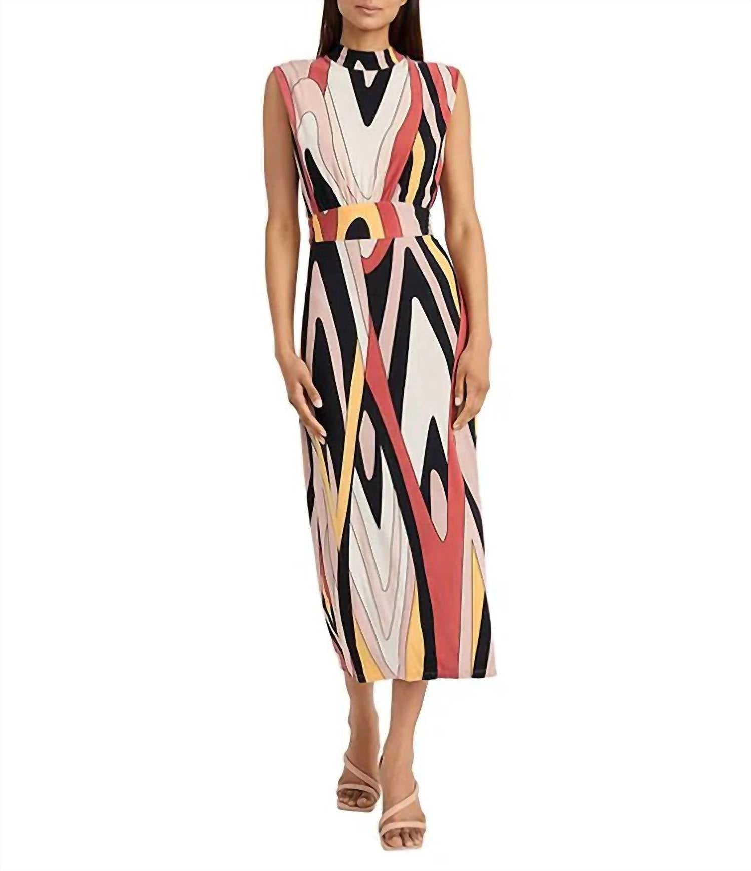 Donna Morgan - Printed Matte Jersey Maxi Dress