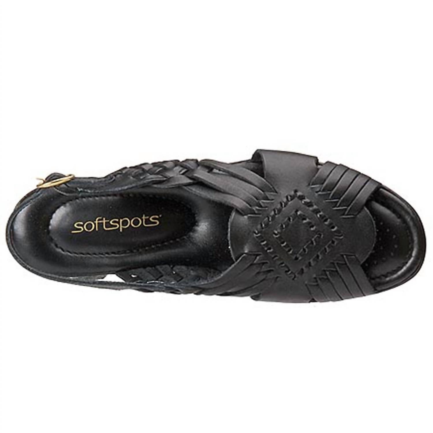 Softspots Women's Tela Slingback Sandals in black - women's sandal - view 4