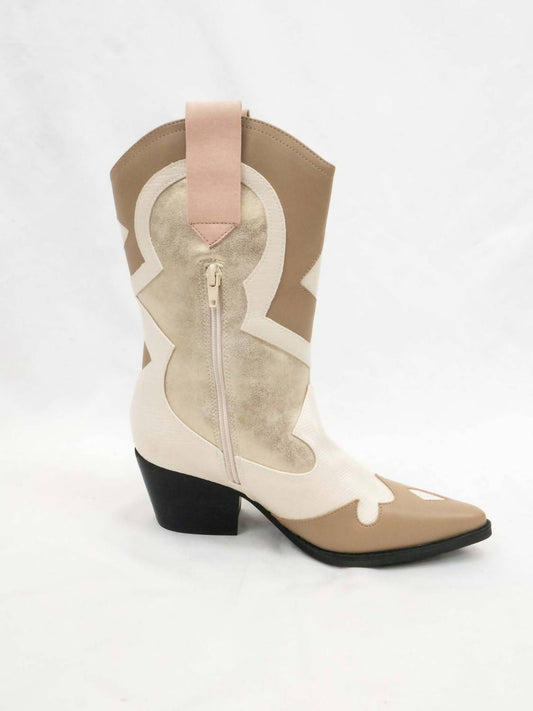 Shu Shop - Women's Zizi Metallic Western Booties